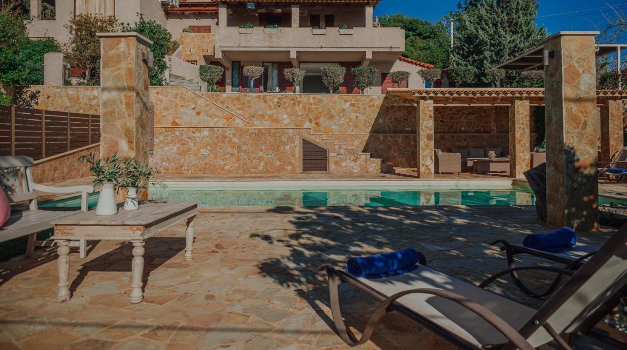 Pool And Sea View Apartments Αγία Μαρίνα Εξωτερικό φωτογραφία